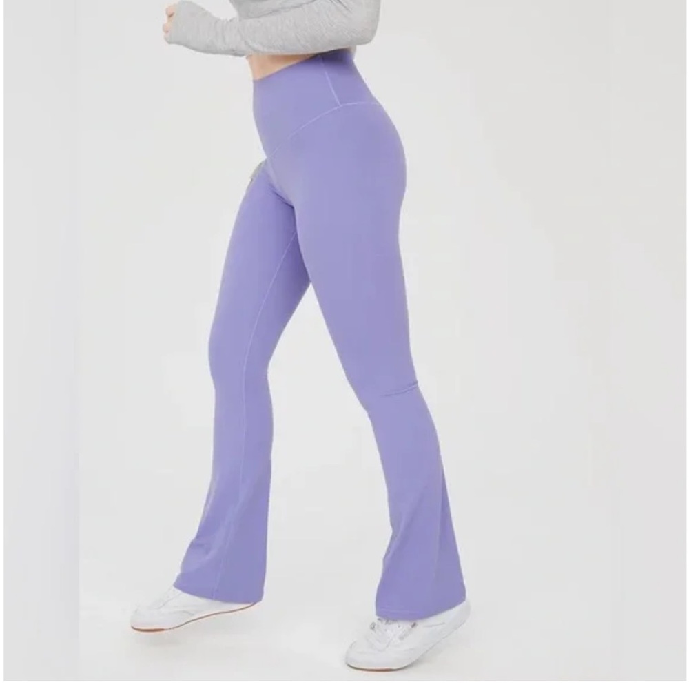 NWT Aerie Xtra Bootcut Pants Purple Solar Flare